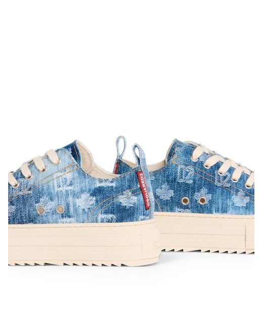 DSquared² Blue Berlin Sneakers for men