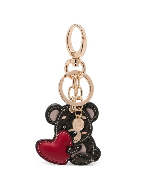 Liu Jo White Keyring With Teddy Bear