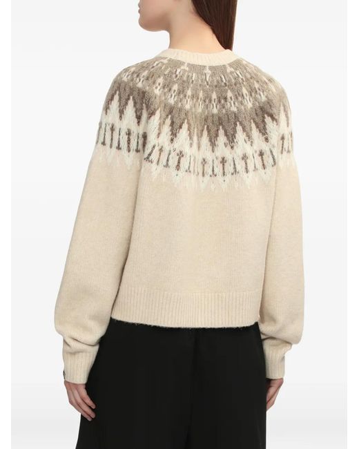 A Bathing Ape White Patterned Knitwear