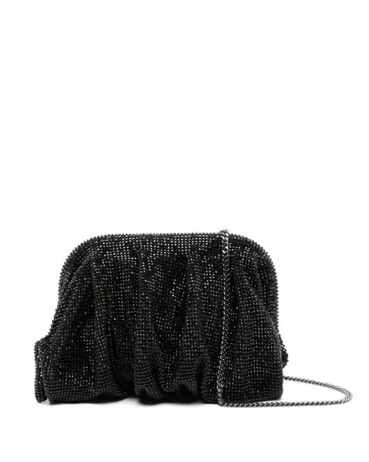 Pochette Plissée À Ornements Benedetta Bruzziches en coloris Black