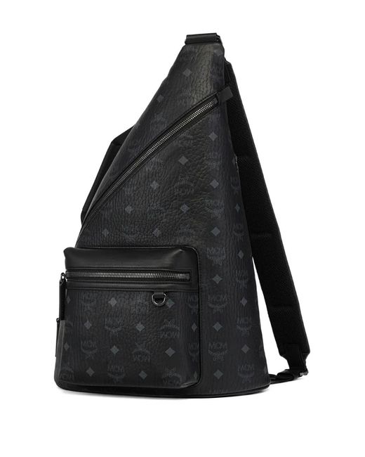 MCM Black Bride Arrière À Bride Ajustable
