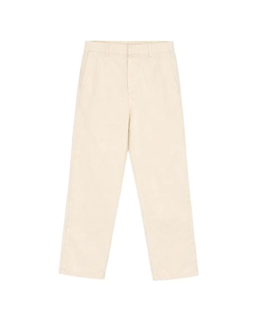Fortela White Pantalon Maine En Coton for men