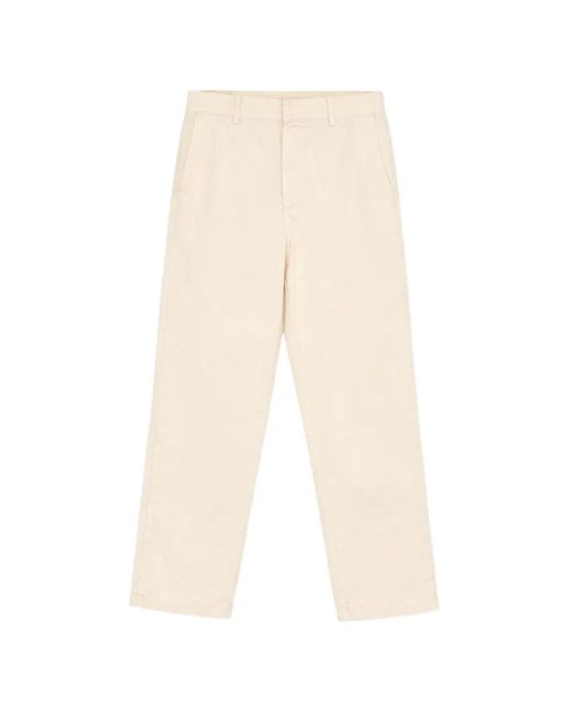 Fortela White Pantalon Maine En Coton for men
