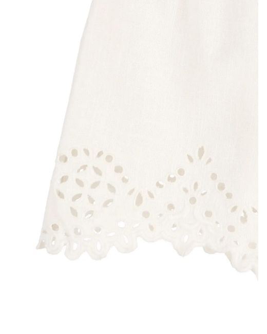 Isabel Marant White Short Skirt