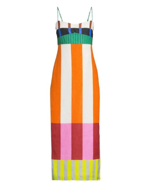 Robe Longue Paloma Cala De La Cruz en coloris White