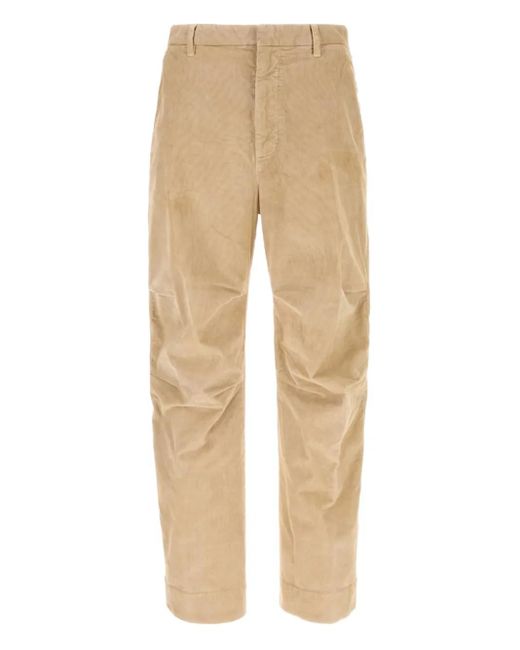 DSquared² Natural Corduroy Chinos for men