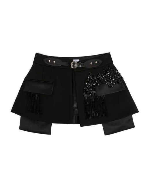 Dice Kayek Black Skirt Belt
