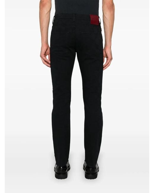 Gucci Black Gg Jacquard Jeans for men