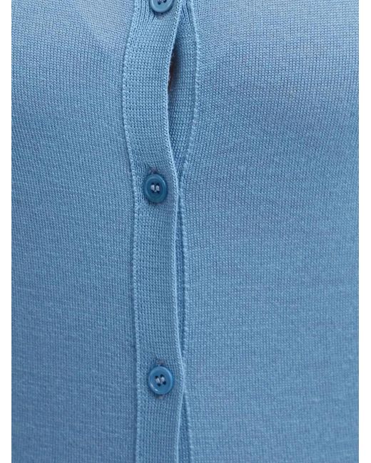 Samsøe & Samsøe Blue Button-Front Cardigan