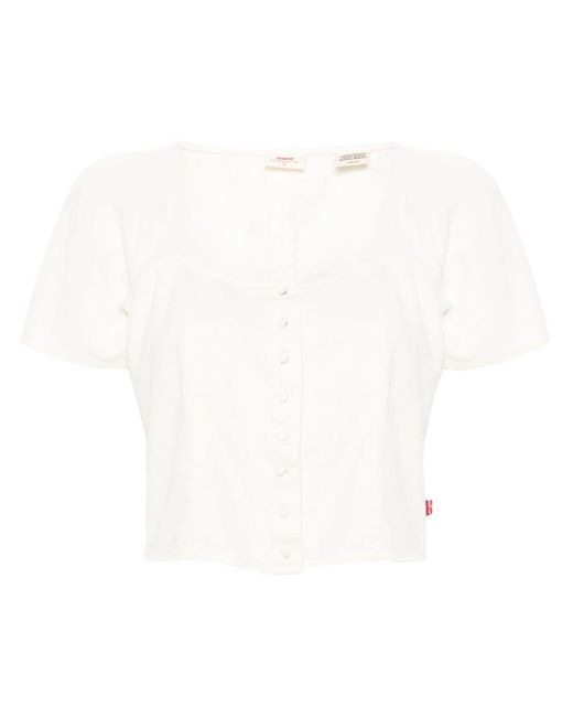Pascale cotton blouse Levi's en coloris White