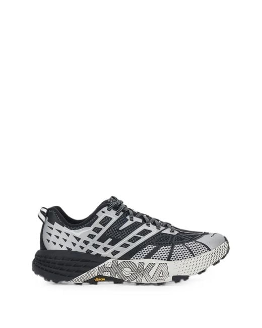 Hoka One One White Stealth/Tech Speedgoat 2 Sneakers
