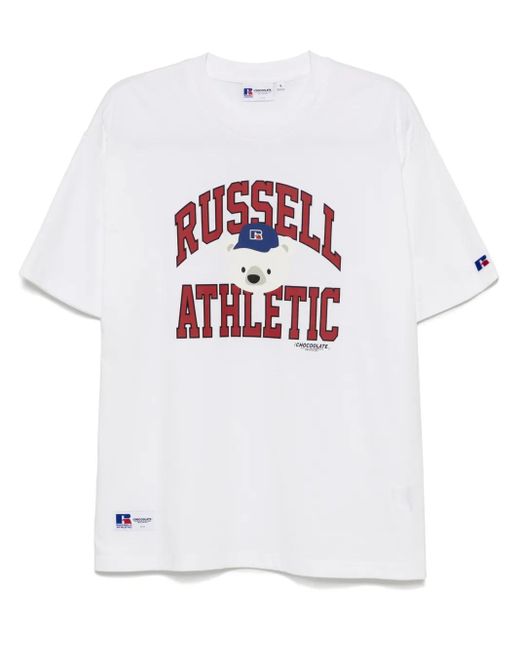 Chocoolate T-Shirt Mit Grafischem Print in White für Herren