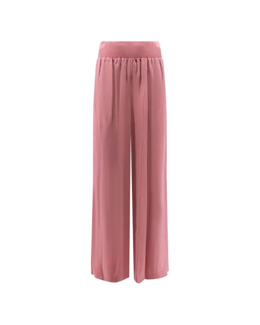 Joseph Pink Nour Satin-Finish Trousers
