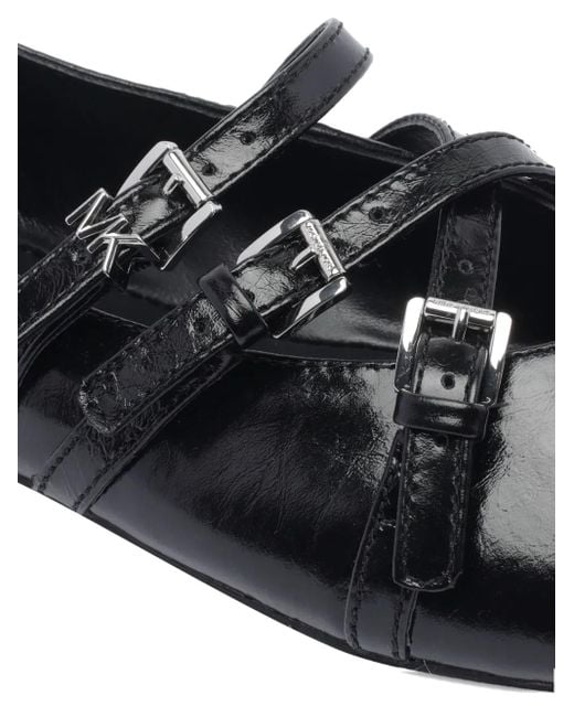 Ballerines En Cuir MICHAEL Michael Kors en coloris Black