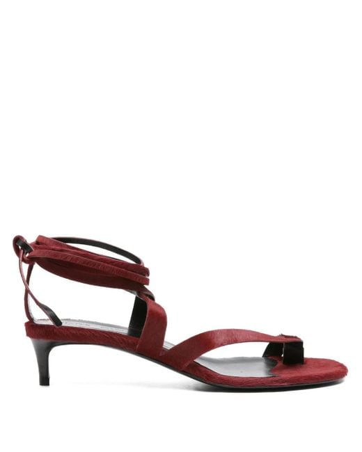 Khaite Brown 35Mm Aimee Heeled Sandals