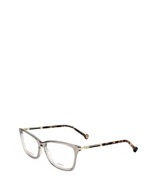 Carolina Herrera Multicolor Tortoiseshell-Effect Glasses