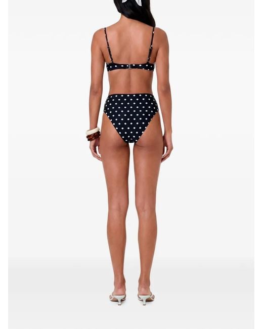 Nicholas Black Nerea High-Waist Bikini Bottoms