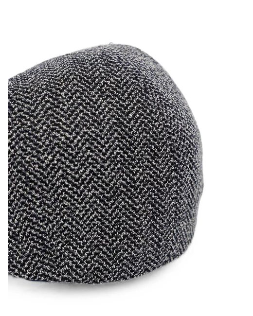 Kangol Gray Herringbone Hat