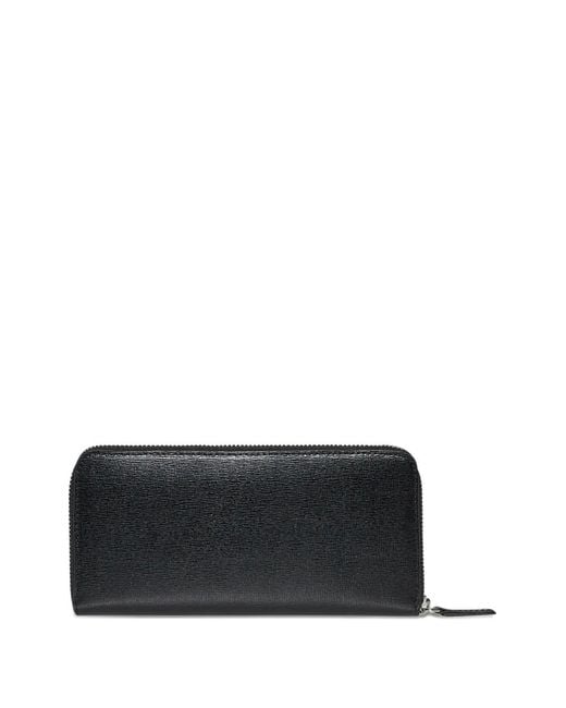 John Richmond Black Logo Zip Wallet