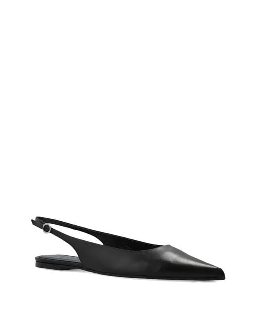 Aeyde White Annora Flat Pumps