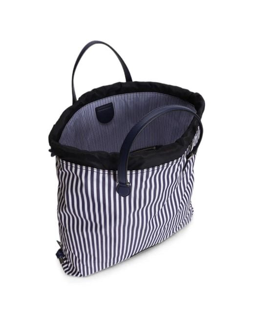Dolce & Gabbana Blue Essenza Poplin Shopping Bag for men