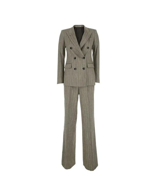 Tagliatore Gray Doppelreihiger Anzug