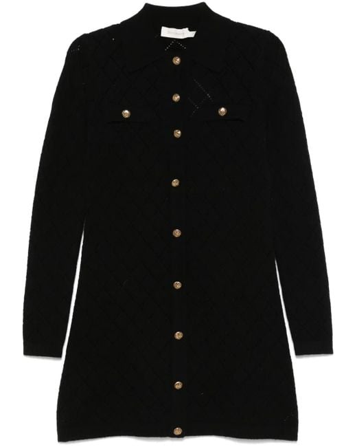 Zimmermann Black Illustration Mini Dress