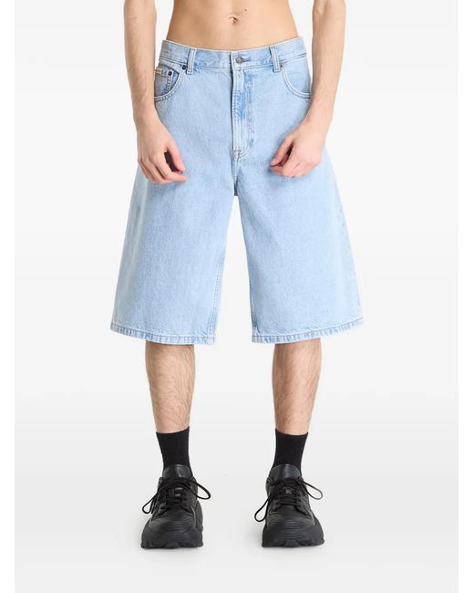 Calvin Klein Blue Relaxed Denim Shorts for men