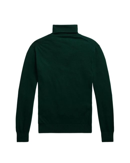 Polo Ralph Lauren Green Long-Sleeve Turtleneck Sweater for men