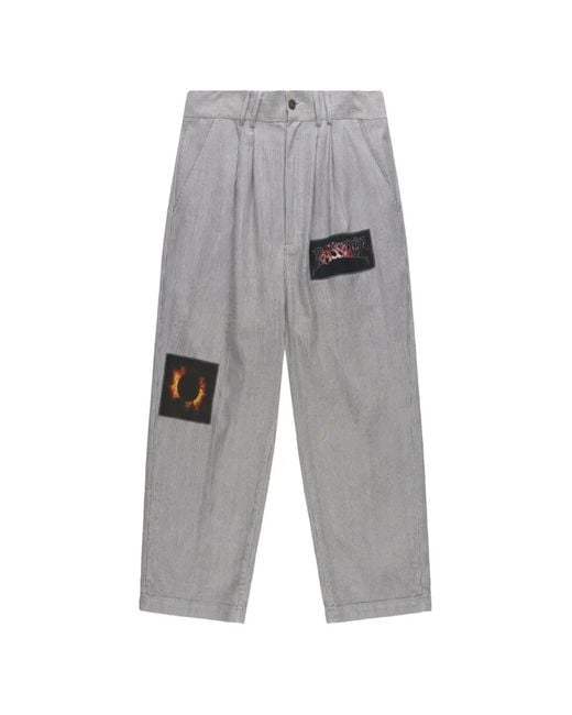 Rassvet (PACCBET) Gray Space Wide-Leg Trousers for men