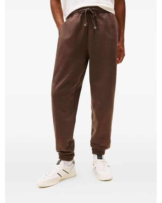 Tommy Hilfiger Brown Drawstring Track Pants for men