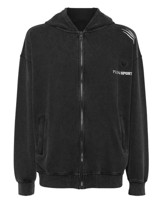 Sudadera con capucha y estampado gráfico Philipp Plein de hombre de color Black