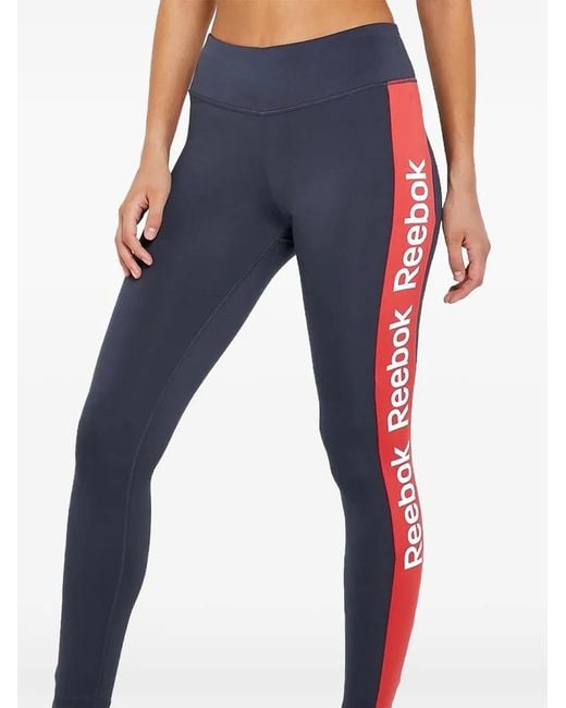 Reebok Blue Essentials Linear Leggings