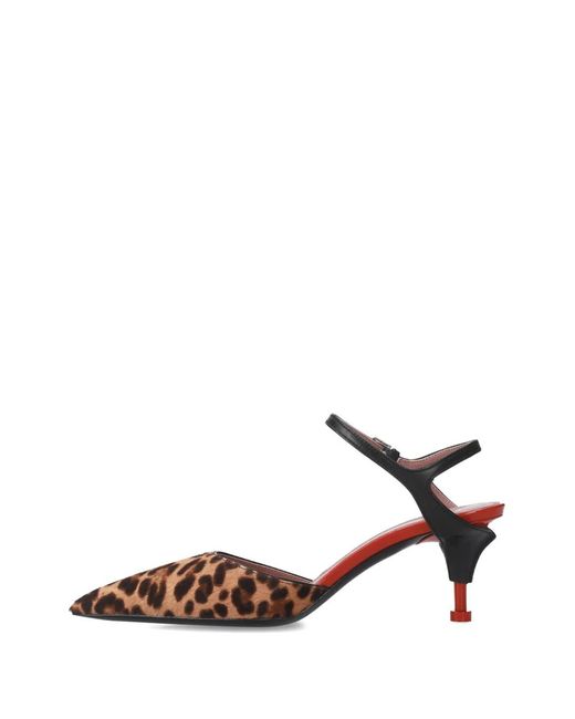 Premiata Brown Animalier Pumps
