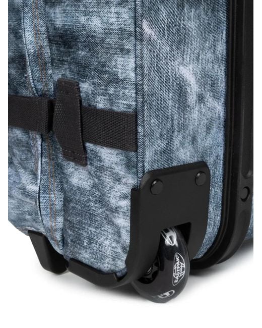 Eastpak Blue X Diesel Large Transit'R L Denim-Effect Luggage