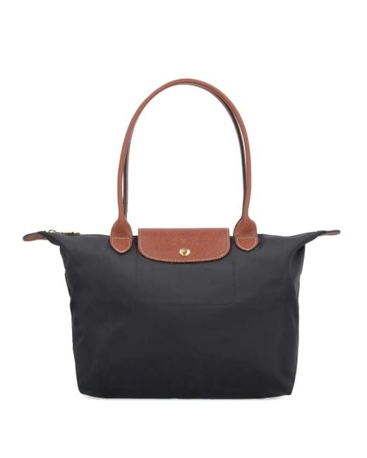 Longchamp Black Medium Le Pliage Original Tote Bag
