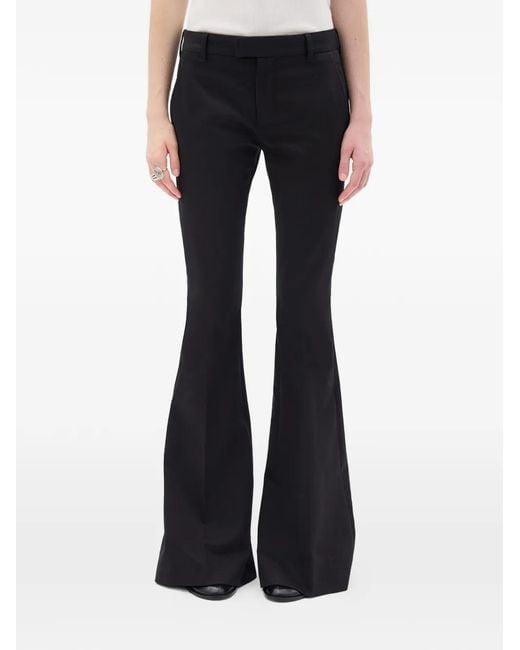 Ann Demeulemeester Black Twill Trousers
