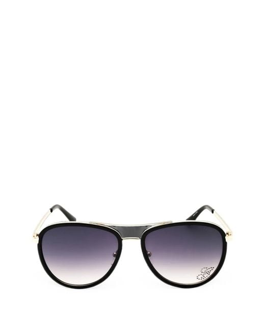 Guess Black Pilot-Frame Sunglasses