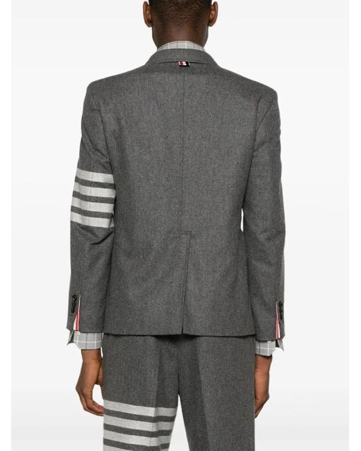 Thom Browne Black 4-Bar Stripe Single-Breasted Blazer for men