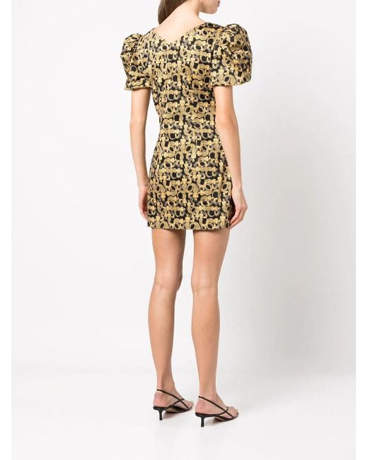 Vestido Bonita con sirena estampada LHD de color Yellow