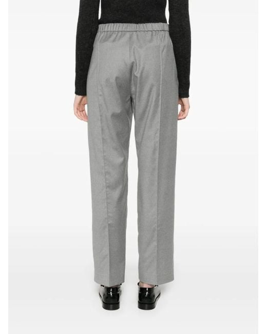 Fabiana Filippi Gray Flannel Track Pants