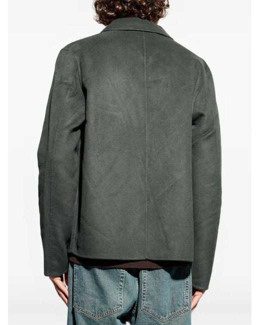 Samsøe & Samsøe Green Sapaulo Zip-Fastening Side-Pockets Jacket for men