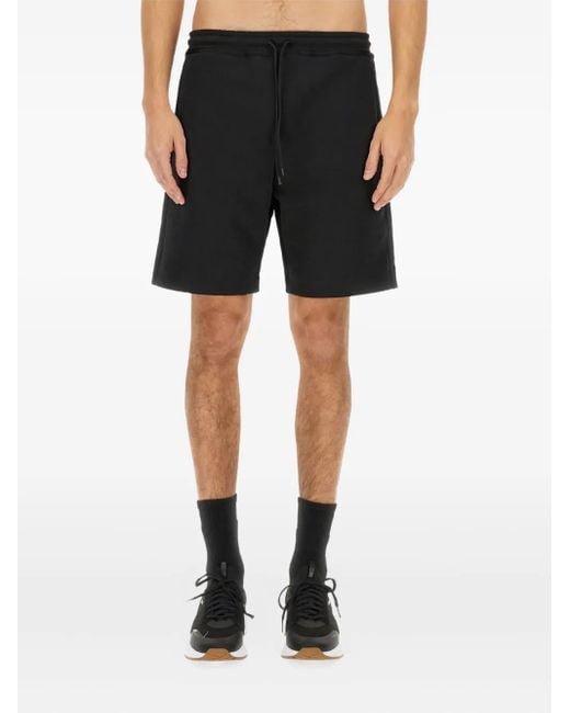 Shorts Sportivi Con Coulisse di Boss in Black da Uomo