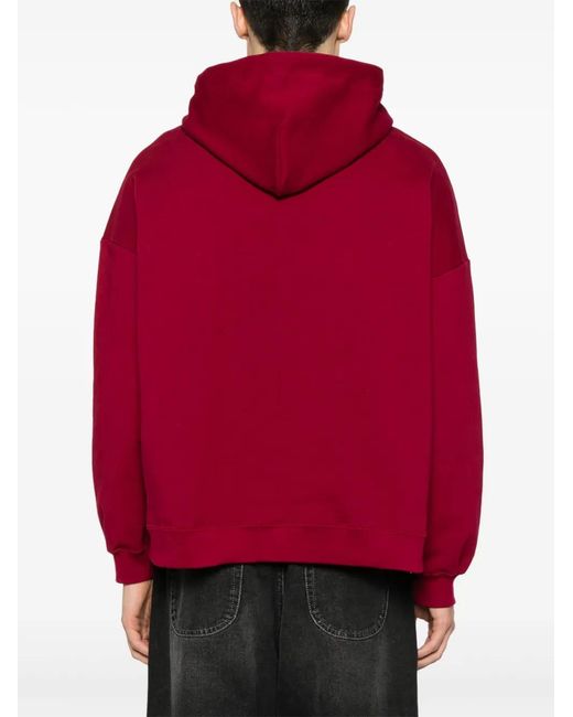 Gcds Logo-Embroidered Hoodie