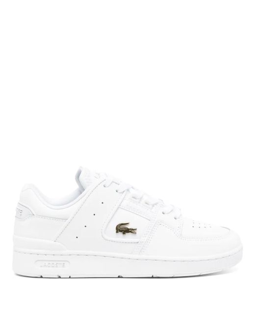 Lacoste White Court Cage Sneakers
