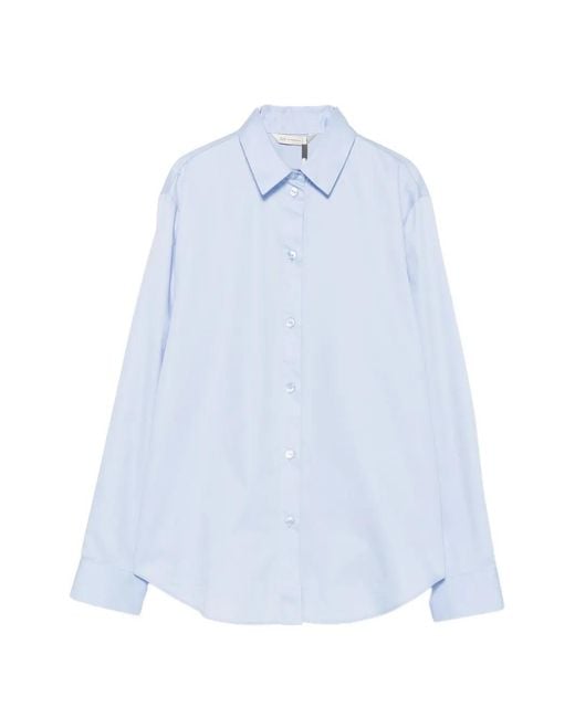 Max Mara Blue Fiacre Long-Sleeve Shirt