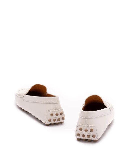 Tod's Gommino ドライビングシューズ White