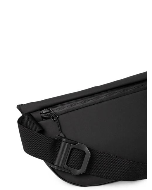Sandqvist Black Mini Stream Messenger Bag