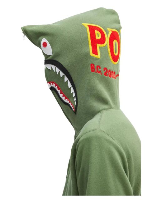 A Bathing Ape Kapuzenjacke mit Reißverschluss in Green für Herren