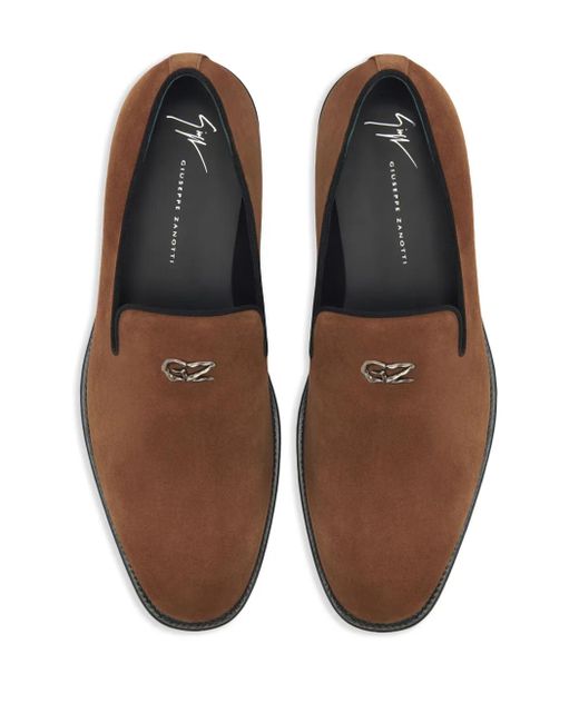 メンズ Giuseppe Zanotti Imrham レザーローファー Brown
